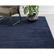 Alaska 96 X 60 inch Navy Indoor Hand-Loomed Rug, Hand-Loomed